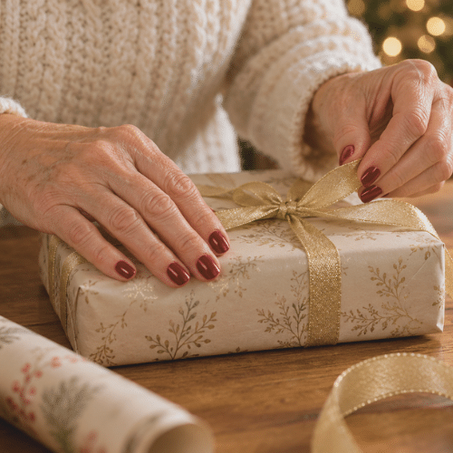 simple classy holiday nails