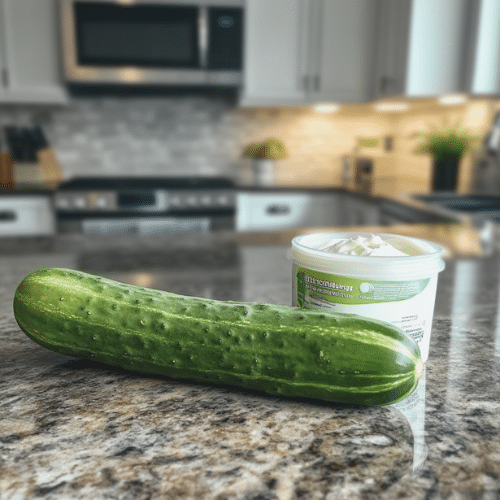 DIY wrinkle cream made with cucumber and yogurt