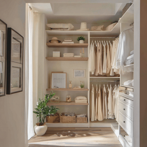 how to organize a closet
