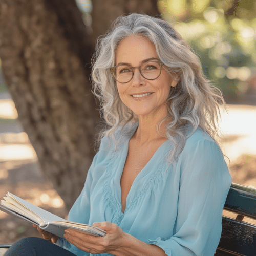 going grey hair out