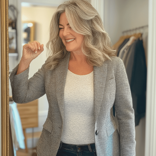 transition to grey hair