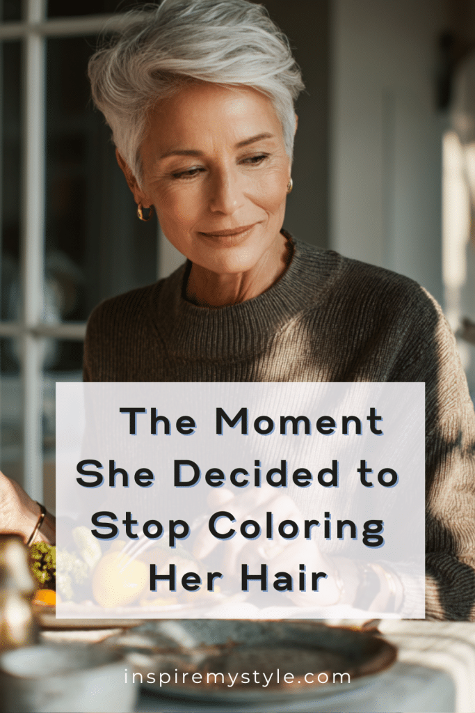 embracing gray hair