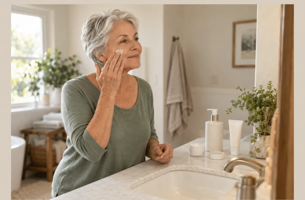 simple skincare for aging skin