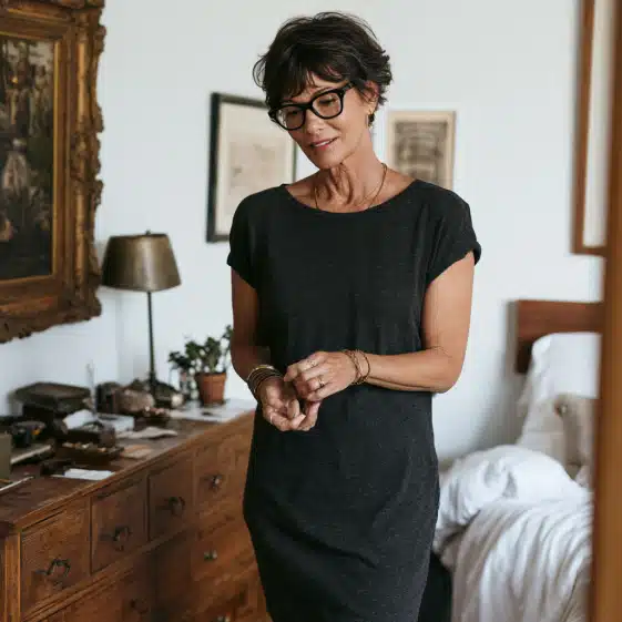 t-shirt style dress for women over 50